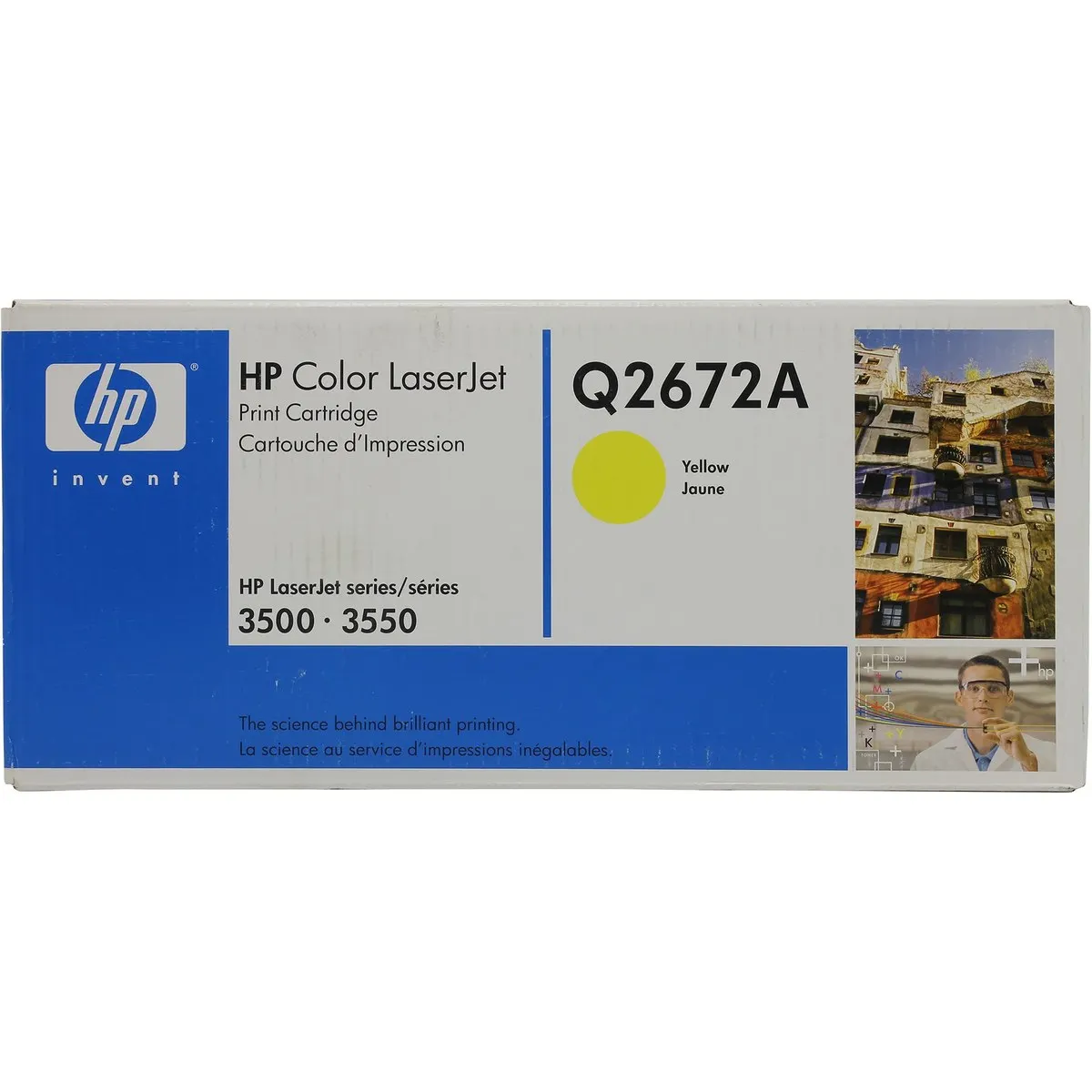 Картридж HP 309A (Q2672A) Yellow, оригинальный, 4000 страниц