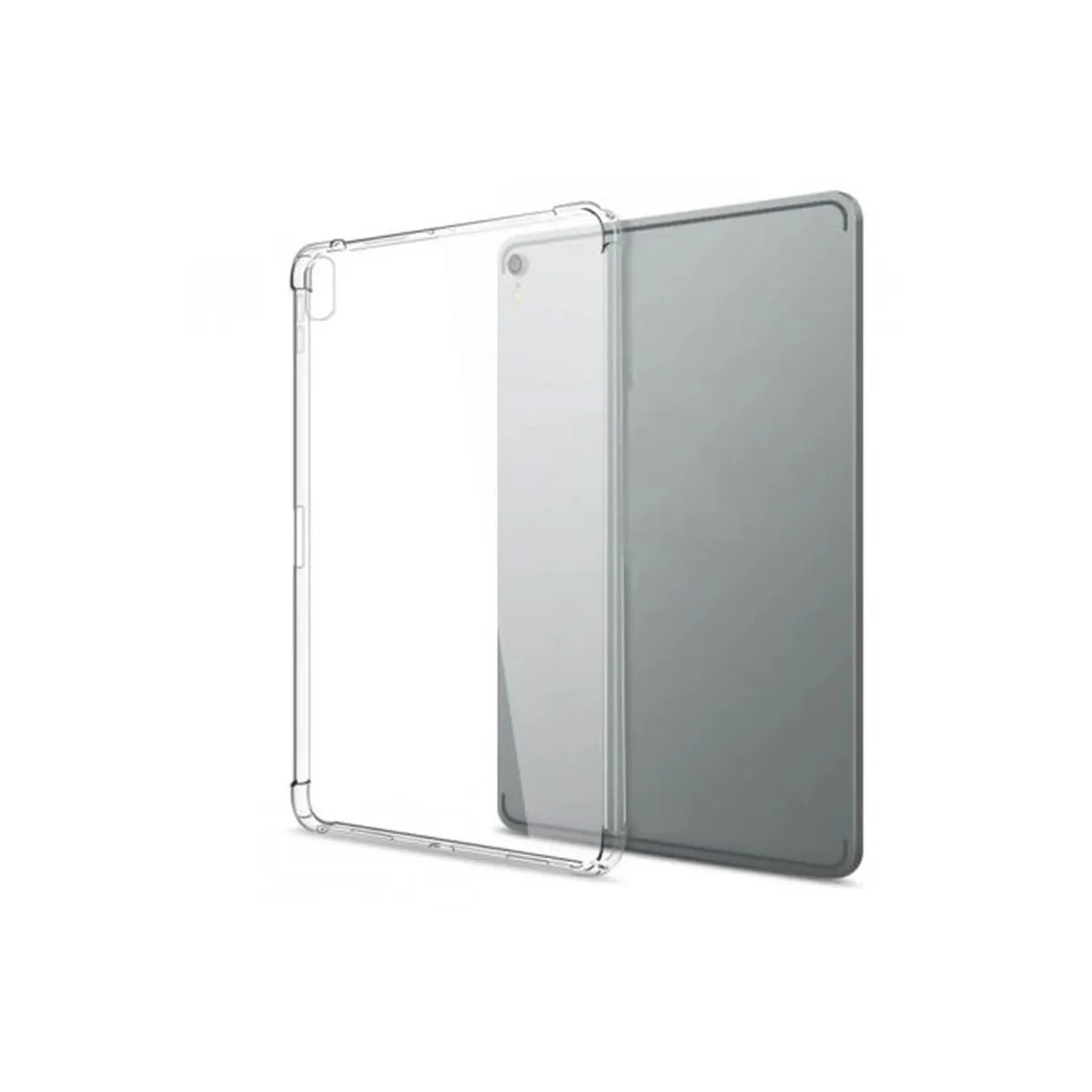 Накладка для планшета Apple iPad Mini 6 8.3", силикон и поликарбонат, прозрачная