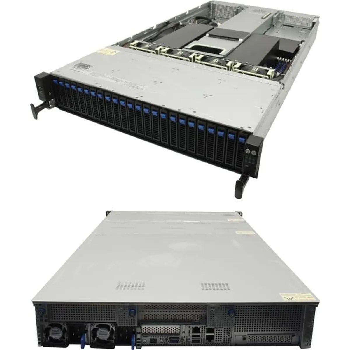 Серверная платформа ASUS RS720-E11-RS24U, 2U, 2x LGA4677, 24x 2.5" NVMe, 2x 10GbE