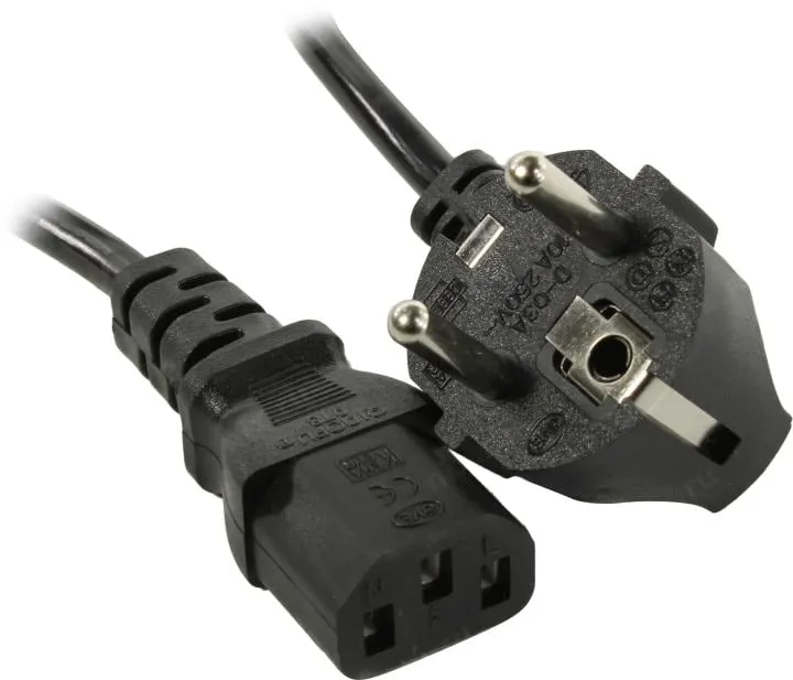 Кабель питания 5bites PC207-18A, CEE 7/7 — IEC-320-C13, 1.8 м, 10 А, фото 2