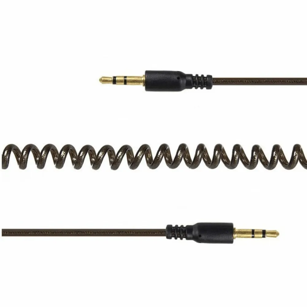 Кабель аудио Cablexpert CCA-405-6, Jack 3.5 мм — Jack 3.5 мм, спиральный, 1.8 м, фото 2