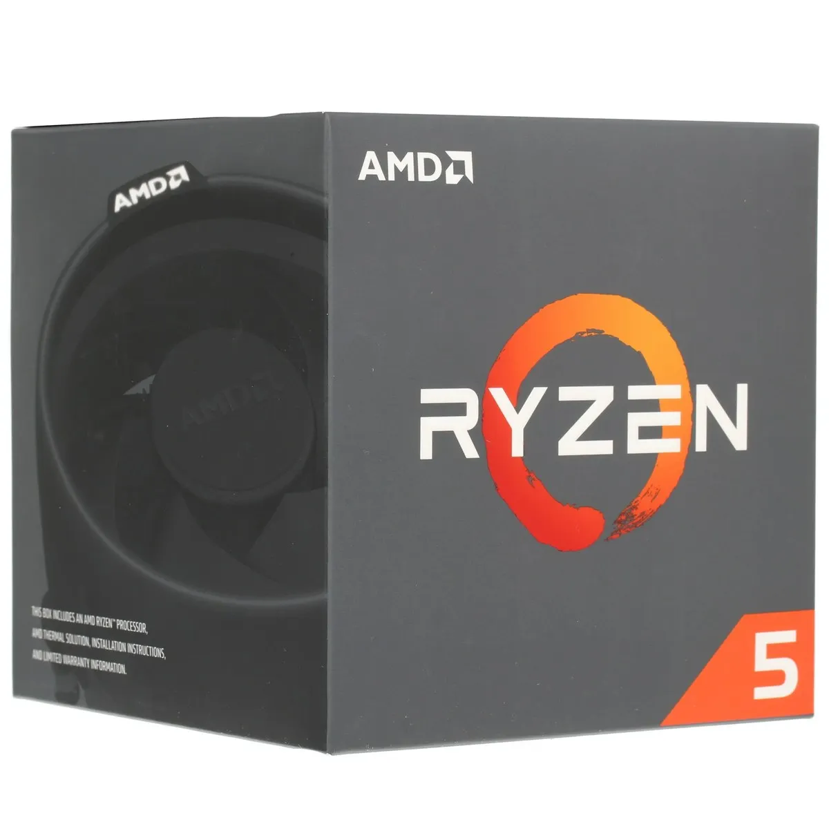 Процессор AMD Ryzen 5 1600 BOX YD1600BBAFBOX, AM4, 6 ядер, 3.2 ГГц, 65 Вт