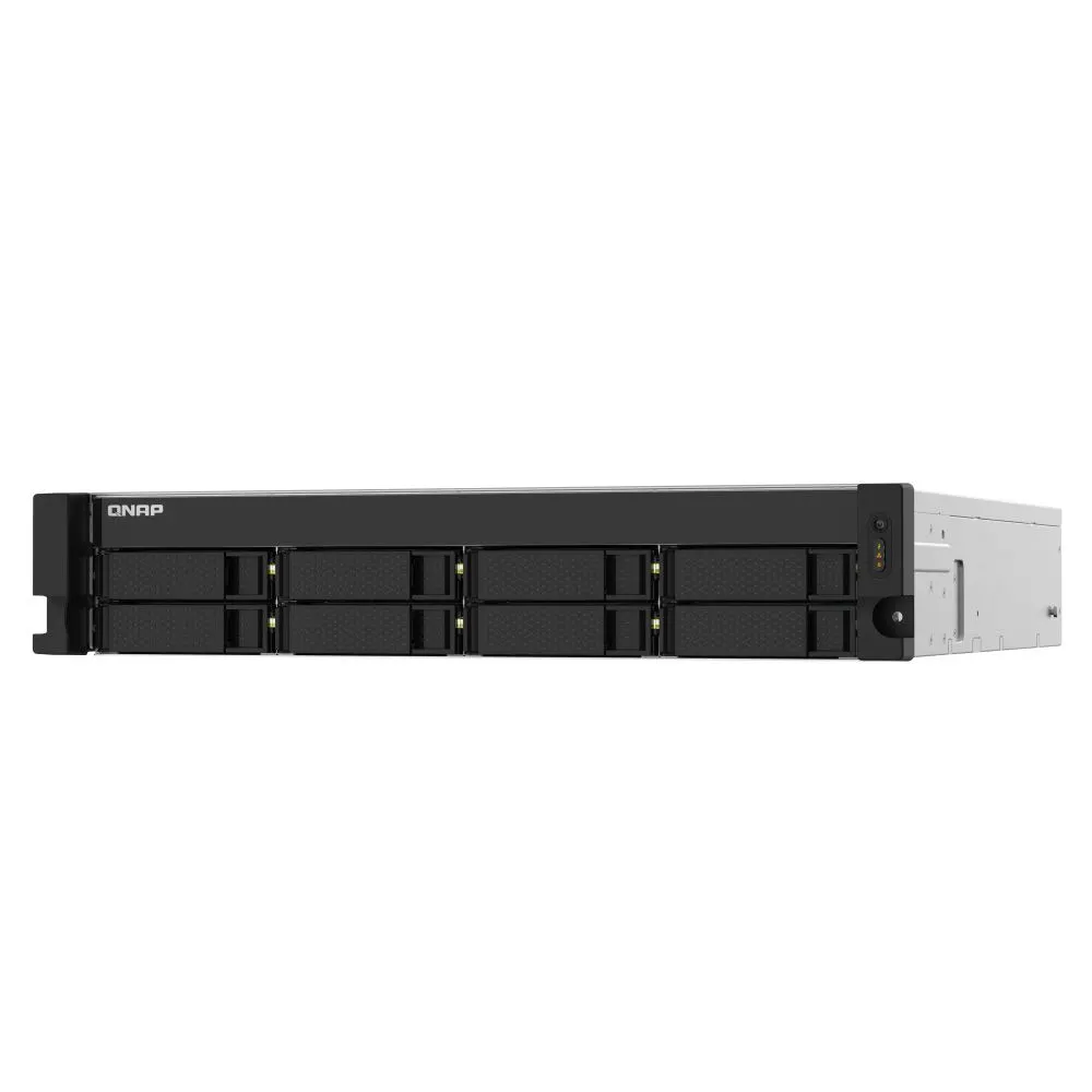 NAS QNAP TS-832PXU-RP-4G, 8 отсеков, 2U, 2×10GbE SFP+, 2×2.5GbE, 4 ГБ DDR4, фото 2