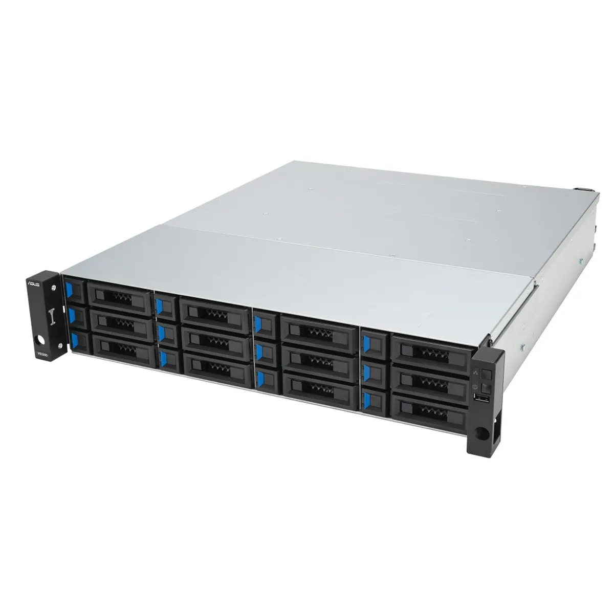 Корпус ASUS VS320D-RS12J, JBOD 2U, 12×3.5", SAS3/SAS2, БП 850 Вт