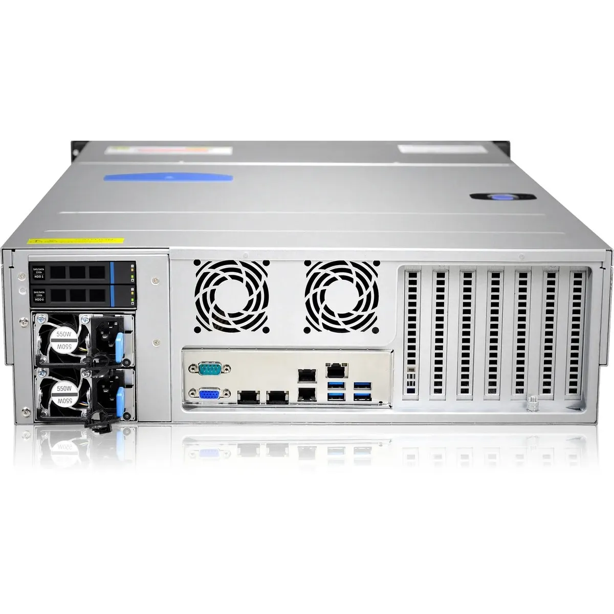 Сервер IRU Rock g3216ig3, 3U, 2×Xeon Silver 4314, 2×480 ГБ SSD, 2×1300 Вт