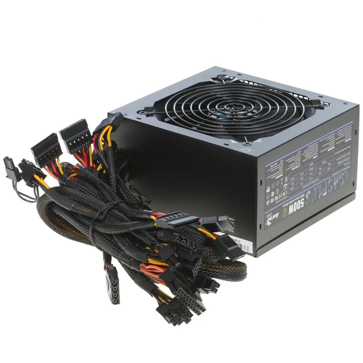 Блок питания Formula V KCAS-500W PLUS, 500 Вт, 80 PLUS Bronze, ATX12V v2.4, 120 мм, фото 2