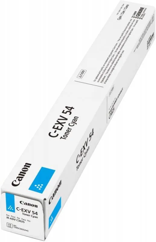 Тонер-картридж Canon C-EXV 54 Cyan (1395C002AA), 8500 стр. A4, фото 2