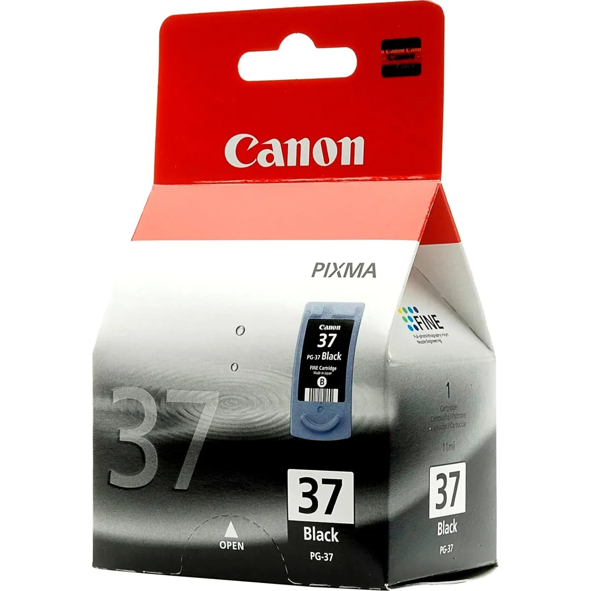 Картридж Canon PG-37, черный, пигментные чернила, 11 мл, 220 стр., фото 2