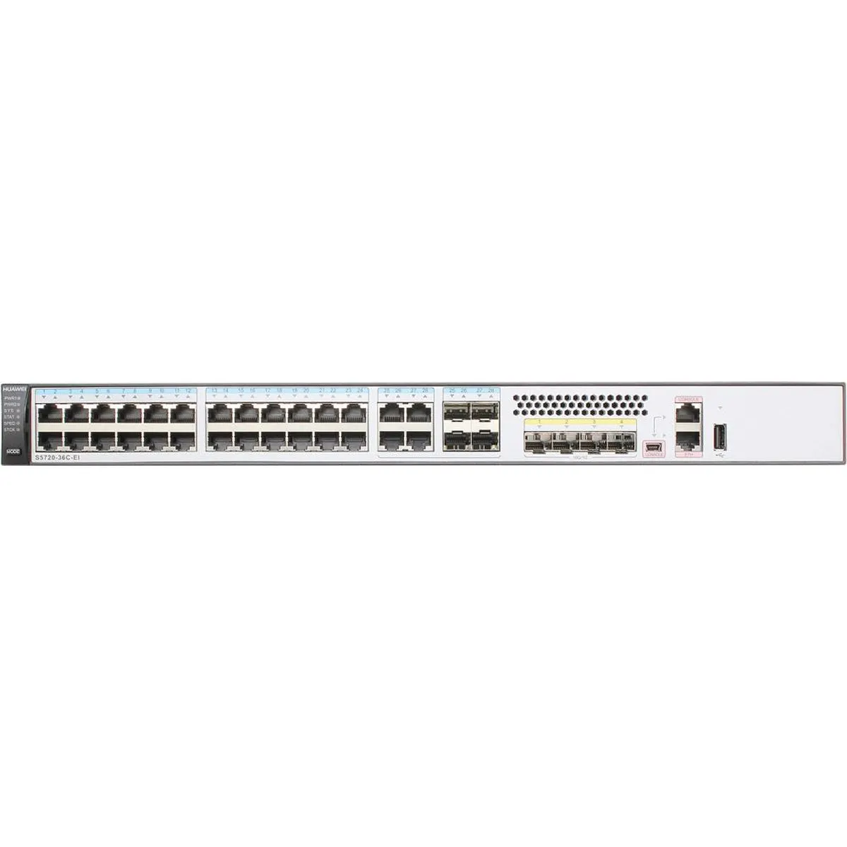 Коммутатор Huawei S5720-36C-EI-AC, 24×1GbE + 4×10G SFP+, L3+