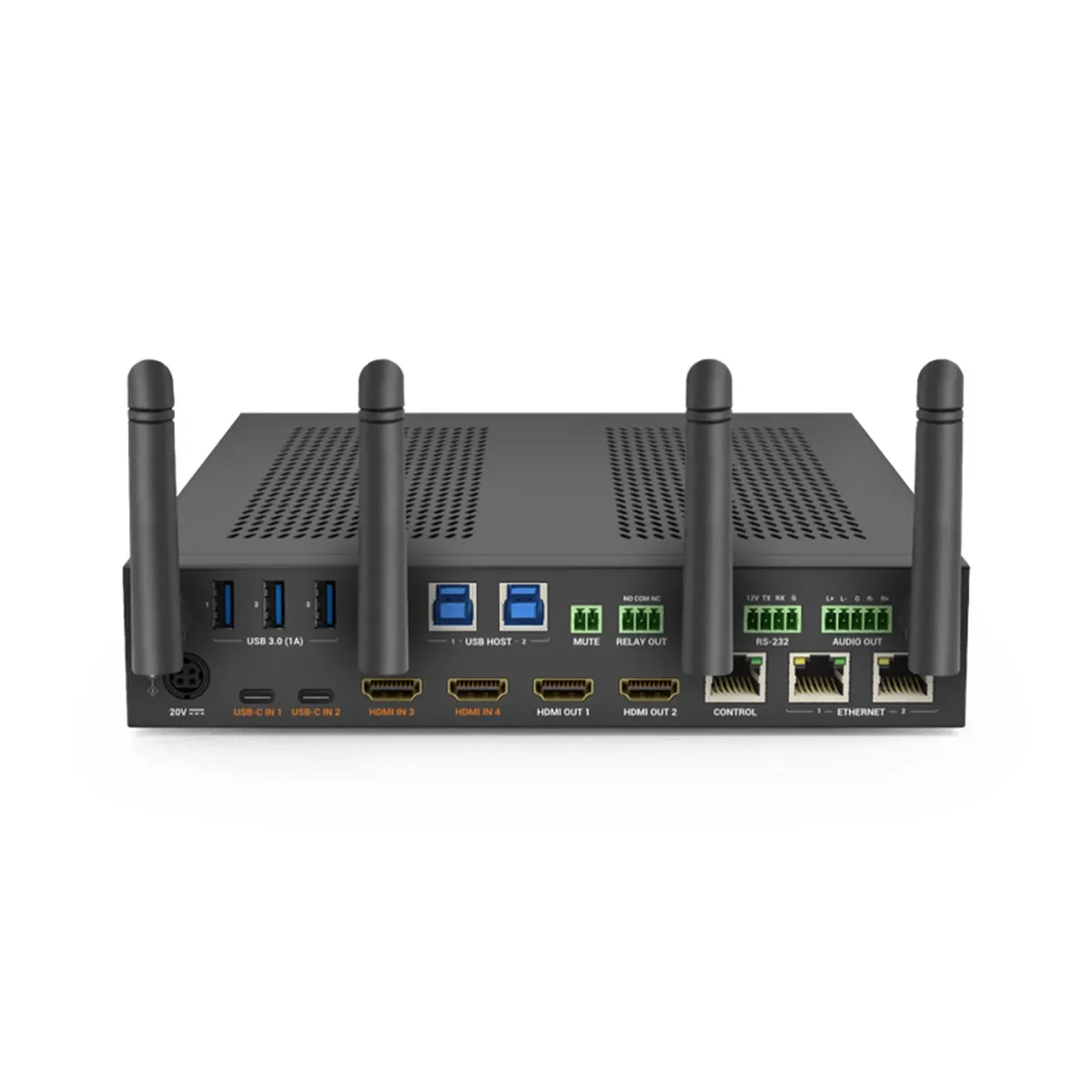 Коммутатор Wyrestorm SW-640L-TX-W, 2×USB-C + 2×HDMI вход, 2×HDMI выход, 4K60, USB 3.0