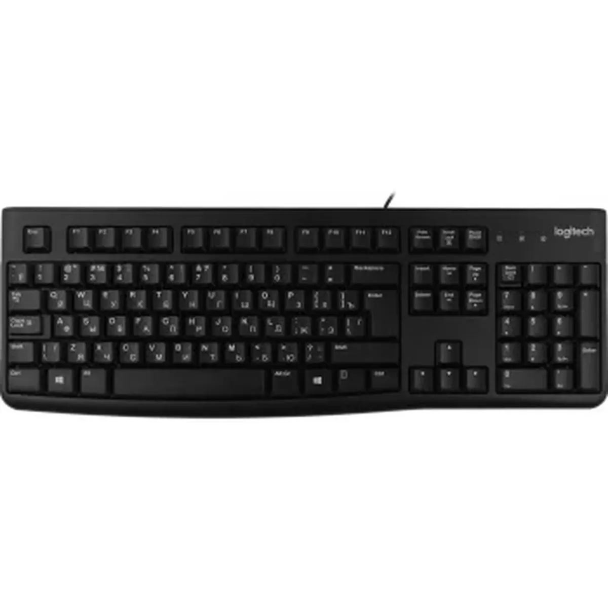 Клавиатура Logitech K120 for Business, USB, 104 клавиши, чёрная