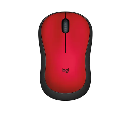 Мышь Logitech M220 Silent, беспроводная, оптическая, 1000 DPI, красная, фото 2