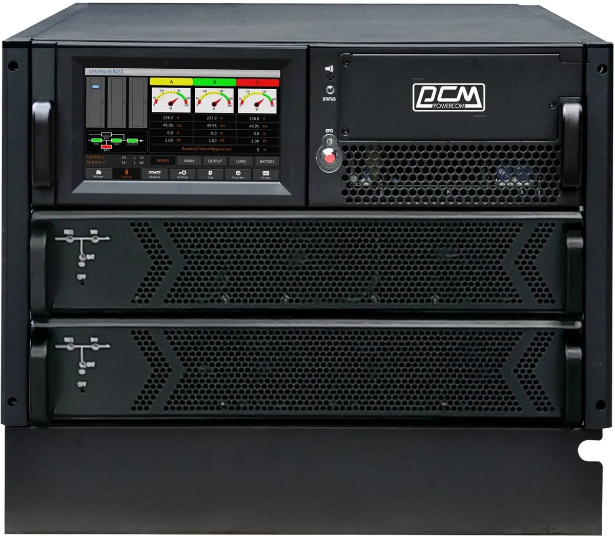 ИБП POWERCOM VGD-II-30R33 Vanguard-II-33, 30 кВА, онлайн, 3 фазы, без батарей, фото 2