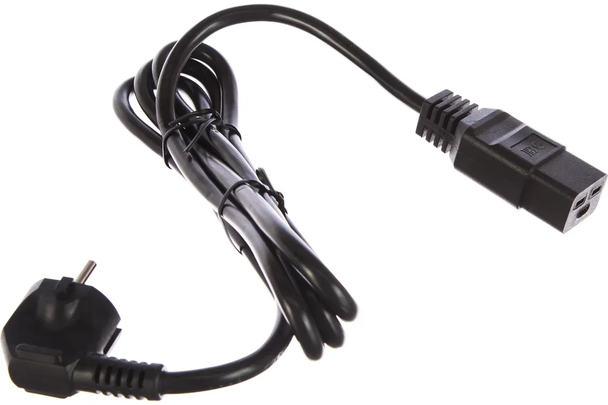 Кабель питания Cabeus PC-186-VDE-1.5-1.8M, Schuko — IEC C13, 3×1.5 мм², 1.8 м, фото 2