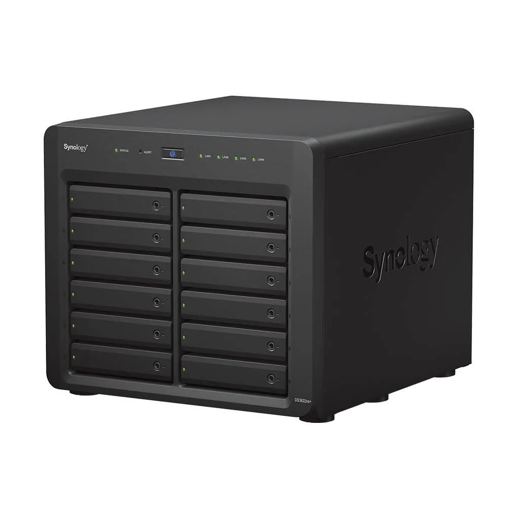 СХД Synology DS3622xs+, 12 отсеков SATA, Intel Xeon D-1531, 16 ГБ DDR4, 2×1GbE, 2×10GbE, фото 2