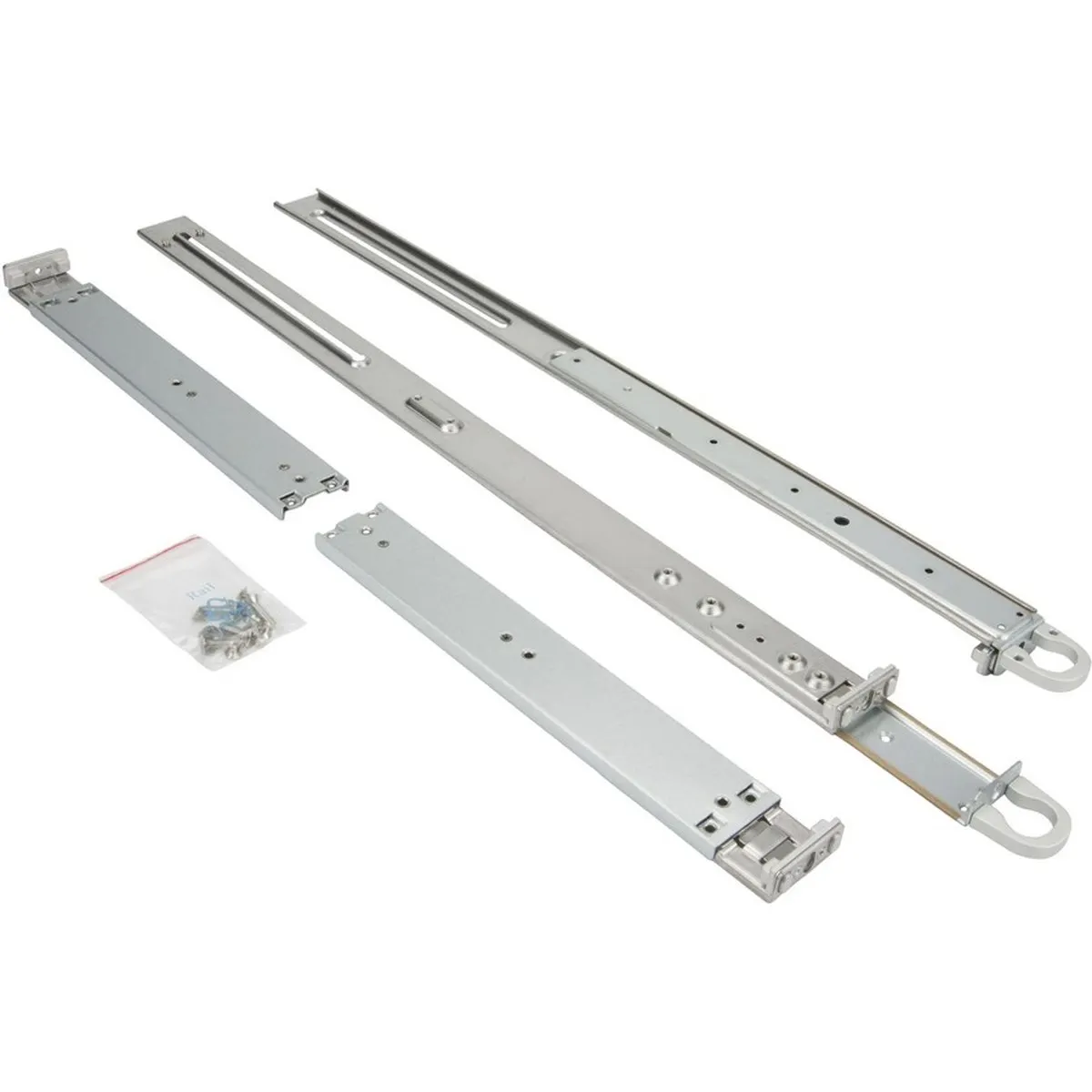 Комплект направляющих Supermicro MCP-290-00055-0N, 1U, сталь, крепление Screw/Quick