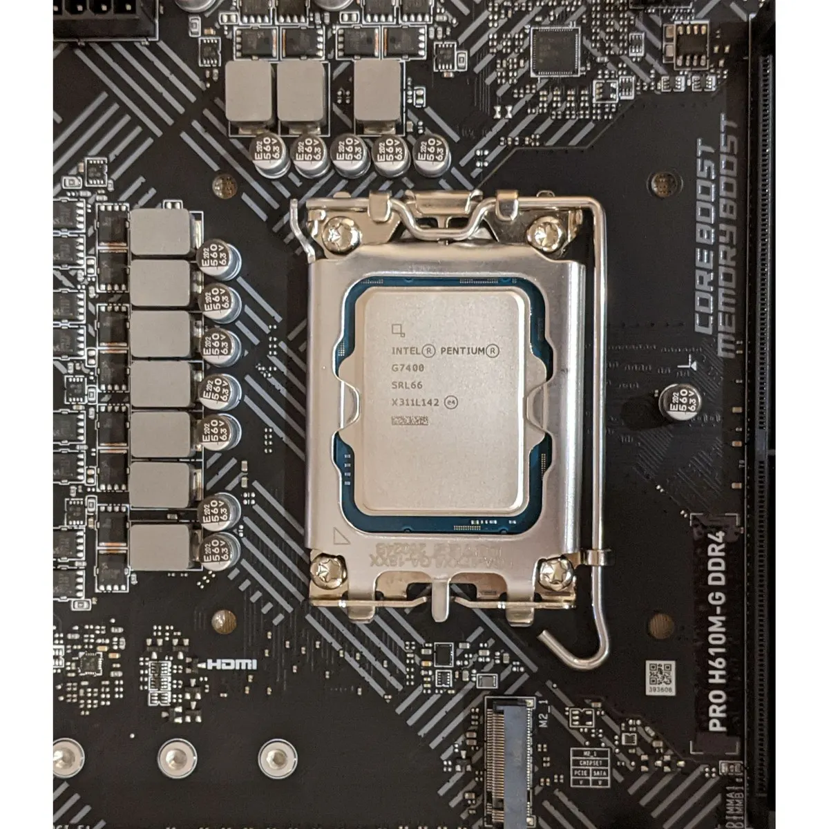 Процессор Intel Pentium G7400, LGA 1700, 2 ядра, 3.7 ГГц, OEM
