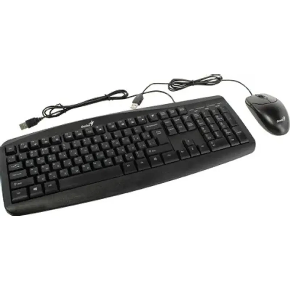 Комплект клавиатуры и мыши Genius 31330003416, USB, чёрный, фото 2