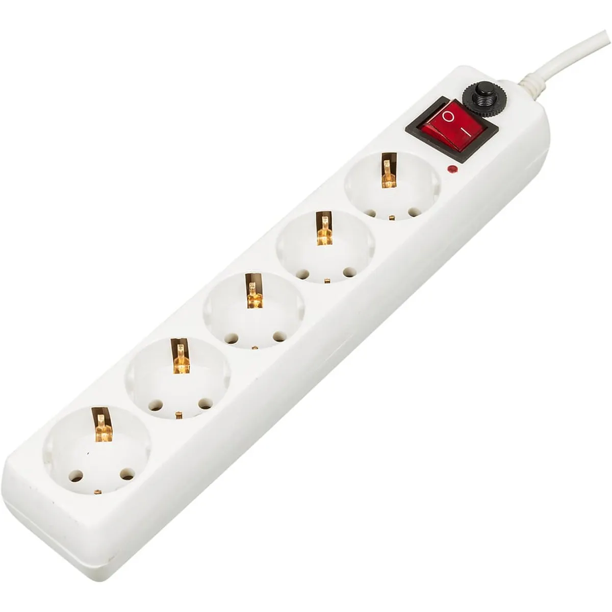 Сетевой фильтр Buro 500SH-5-W, 5 розеток, 5 м, 2200 Вт