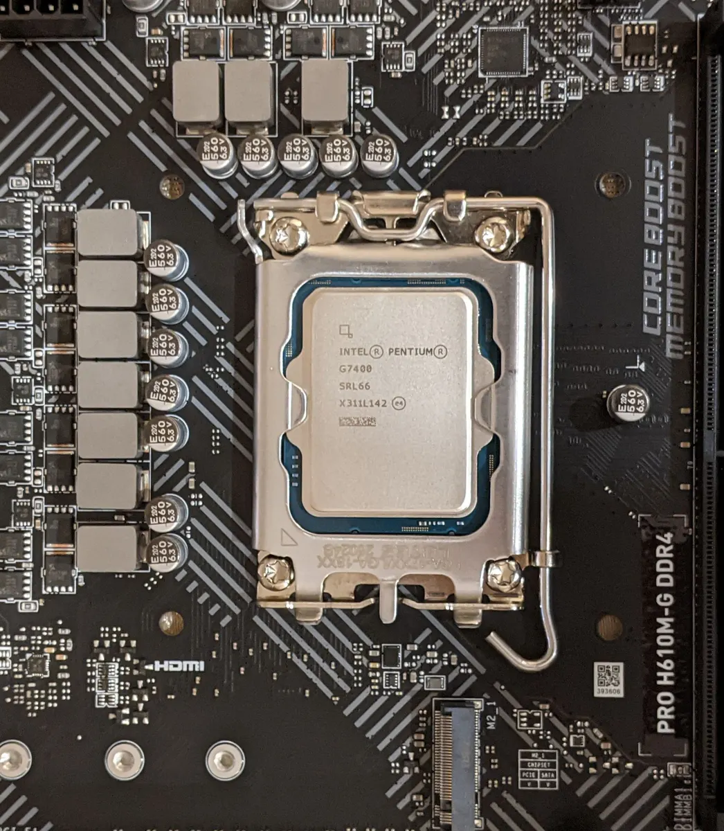 Процессор Intel Pentium G7400, LGA 1700, 2 ядра, 3.7 ГГц, OEM, фото 2