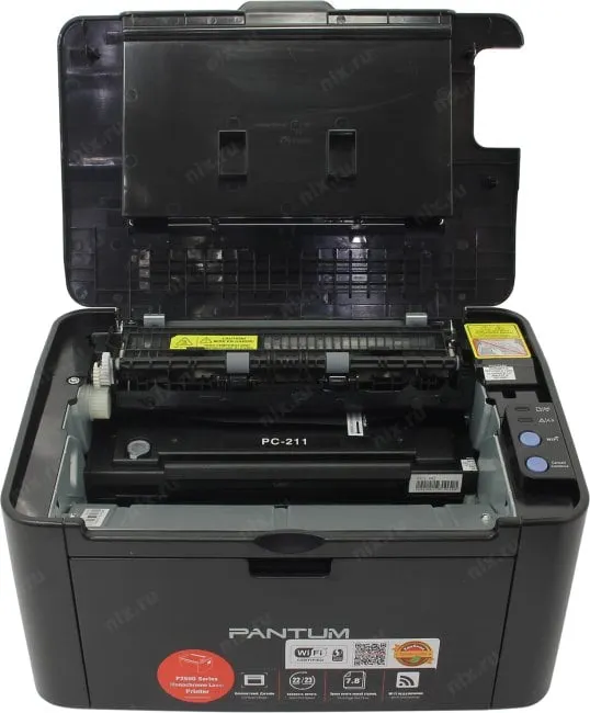 Принтер Pantum P2500NW, лазерный, A4, 22 стр/мин, 1200×1200 dpi, USB/LAN/Wi-Fi, фото 2