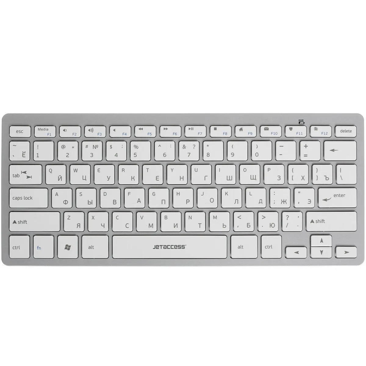 Клавиатура Jet.A SlimLine K8, мембранная, проводная USB, 78 клавиш, низкопрофильная