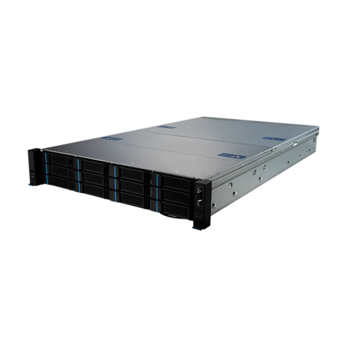 Серверная платформа MSI S2206-02, 2U, 2×Socket SP5, 24×DDR5, 12 отсеков, 2×2000 Вт