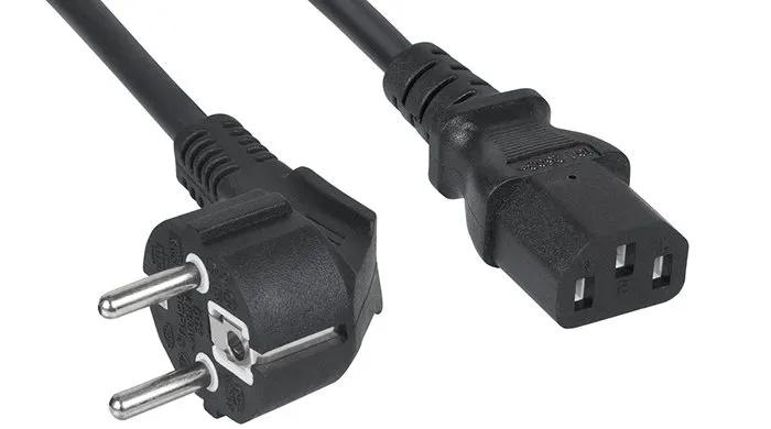 Кабель питания Cablexpert PC-186-VDE-1.8M, EU Schuko — IEC-320-C13, 10 А, 1.8 м, фото 2