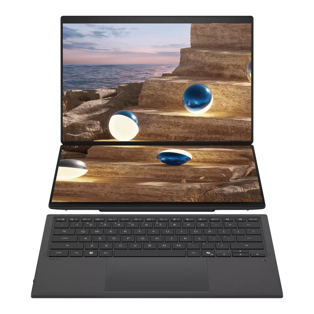 Ноутбук ASUS ZenBook Duo UX8407AA-SN426X, Core Ultra X7 358H, 32 ГБ, 1 ТБ SSD, 14" OLED Touch, фото 2