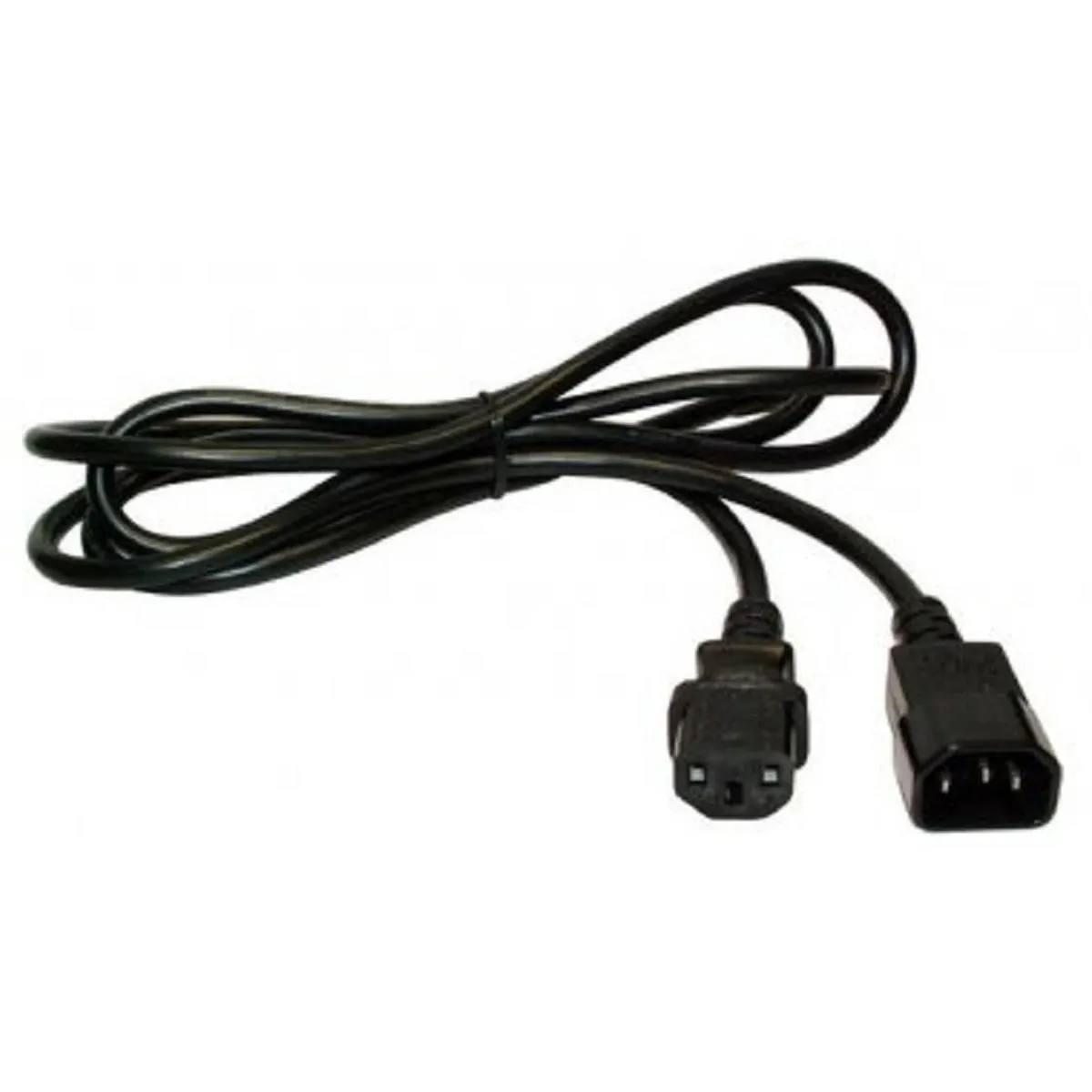 Кабель питания Lanmaster LAN-PP13/14-1.0-BK, IEC 320 C13–C14, 3×0.75 мм², 10 А, 1 м