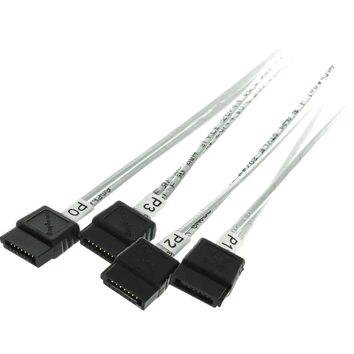 Кабель Supermicro SA-F43S7P2-1M-N2, Mini-SAS HD — 4×SATA + SGPIO, 1 м