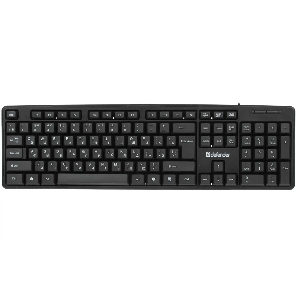 Клавиатура Defender NEXT HB-440, проводная USB, 104 клавиши, чёрная, фото 2