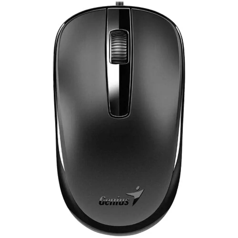 Мышь Genius DX-120, проводная оптическая, 1000 dpi, 3 кнопки, USB, чёрная, фото 2