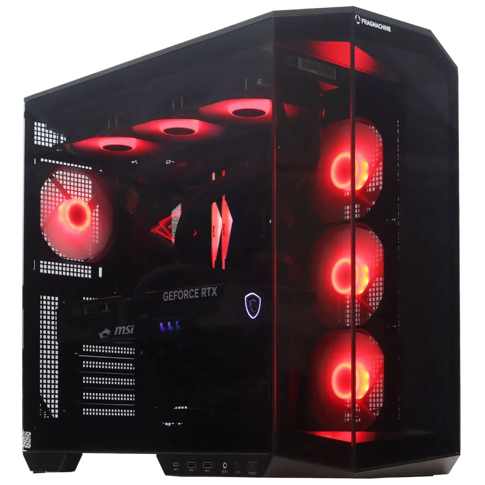 Компьютер FragMachine Fire 7108, Ryzen 7 9800X3D, 32 ГБ DDR5, SSD 2 ТБ, RTX 5070 Ti, фото 2