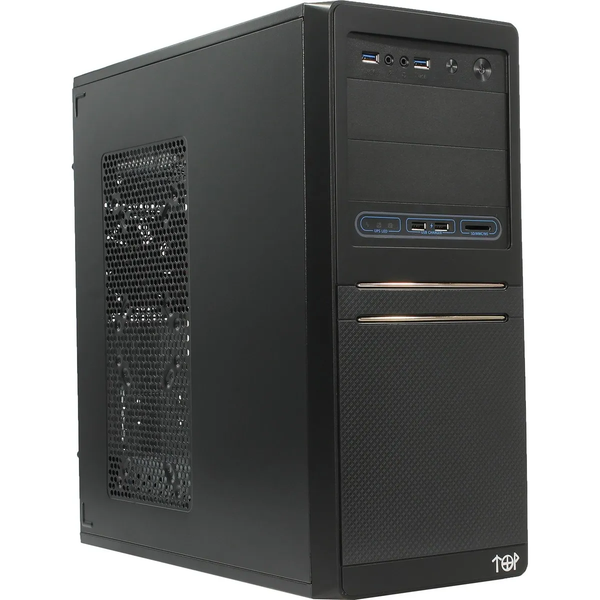 Корпус PowerCool TOR IV LB, Miditower, ATX, БП 500Вт, ИБП 650ВА