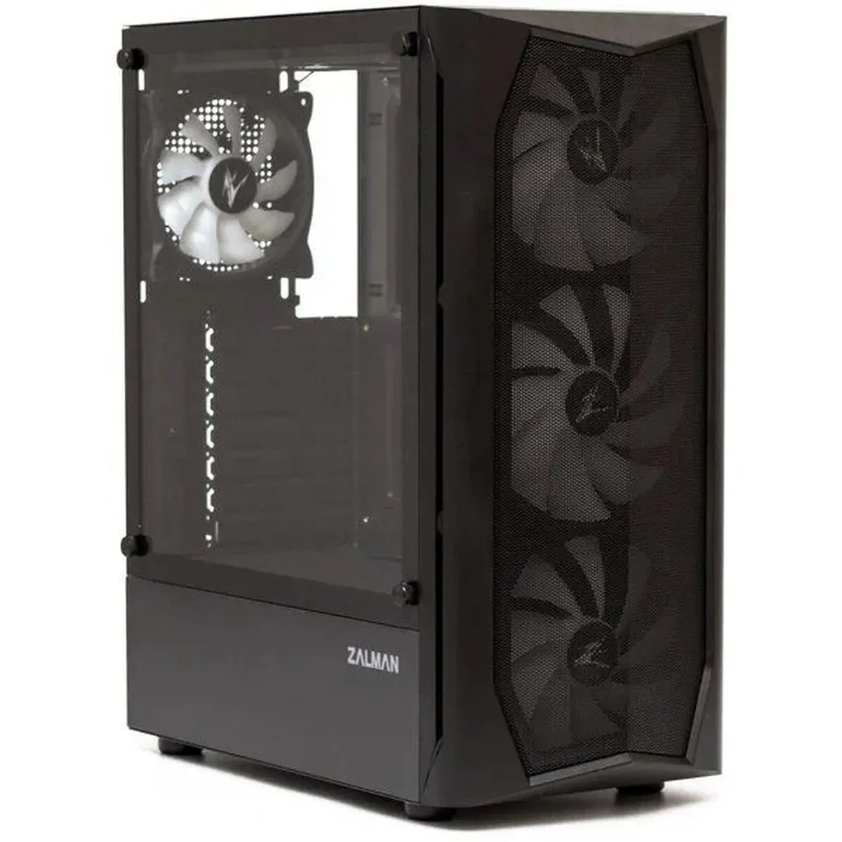 Корпус Zalman N4 Rev.1, Midi Tower, ATX, окно, 6×RGB-вентиляторов