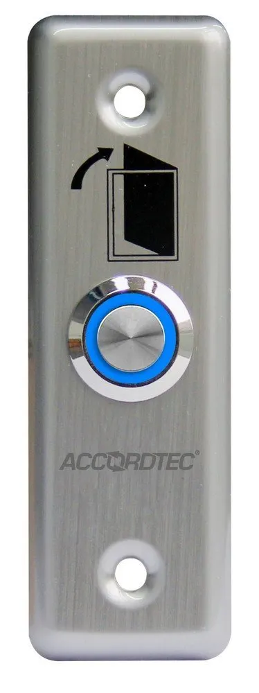 Кнопка выхода AccordTec AT-H801A, металлическая, врезная, NO, фото 2