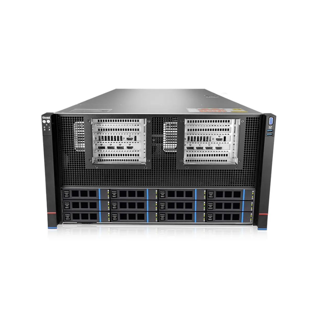Серверная платформа Gooxi SYR6108G-D12R-G5, 6U, 8×GPU, AMD 9005/9004