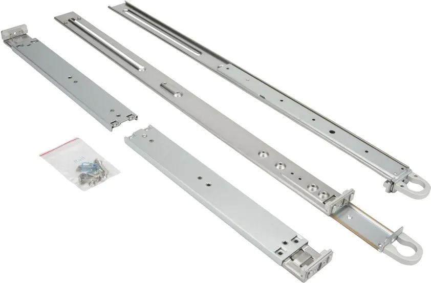 Комплект направляющих Supermicro MCP-290-00055-0N, 1U, сталь, крепление Screw/Quick, фото 2