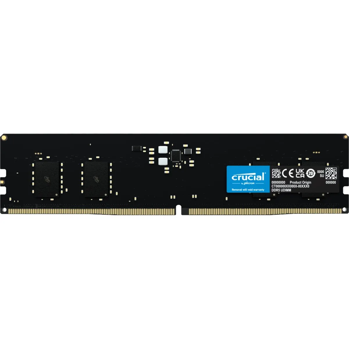 Модуль памяти Crucial CT8G56C46U5, DDR5-5600, 8 ГБ, UDIMM, CL46