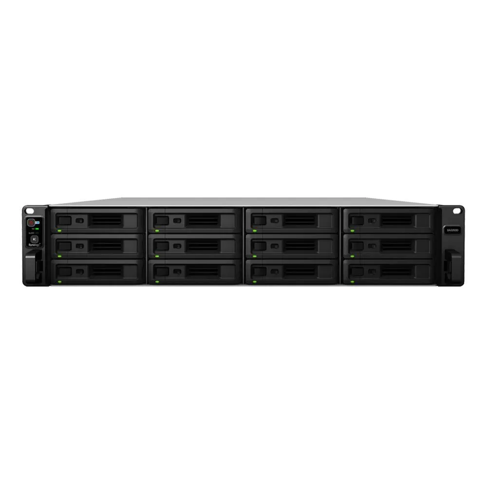 СХД Synology SA3200D, 2U Rack, 12 отсеков SAS, Xeon D-1521, 8 ГБ, фото 2