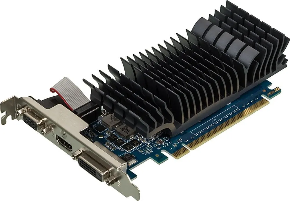 Видеокарта ASUS GT730-SL-2GD5-BRK, GeForce GT 730, 2 ГБ GDDR5, 64 бит, LP, фото 2