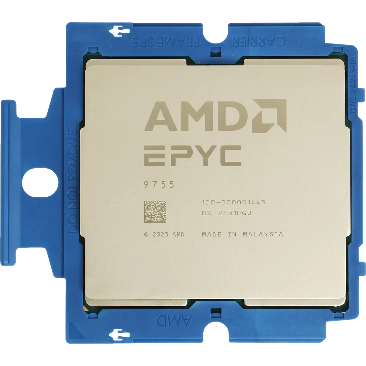 Процессор AMD EPYC 9755, SP5, 128 ядер/256 потоков, 2.7–4.1 ГГц, 512 МБ, 500 Вт, OEM, фото 2