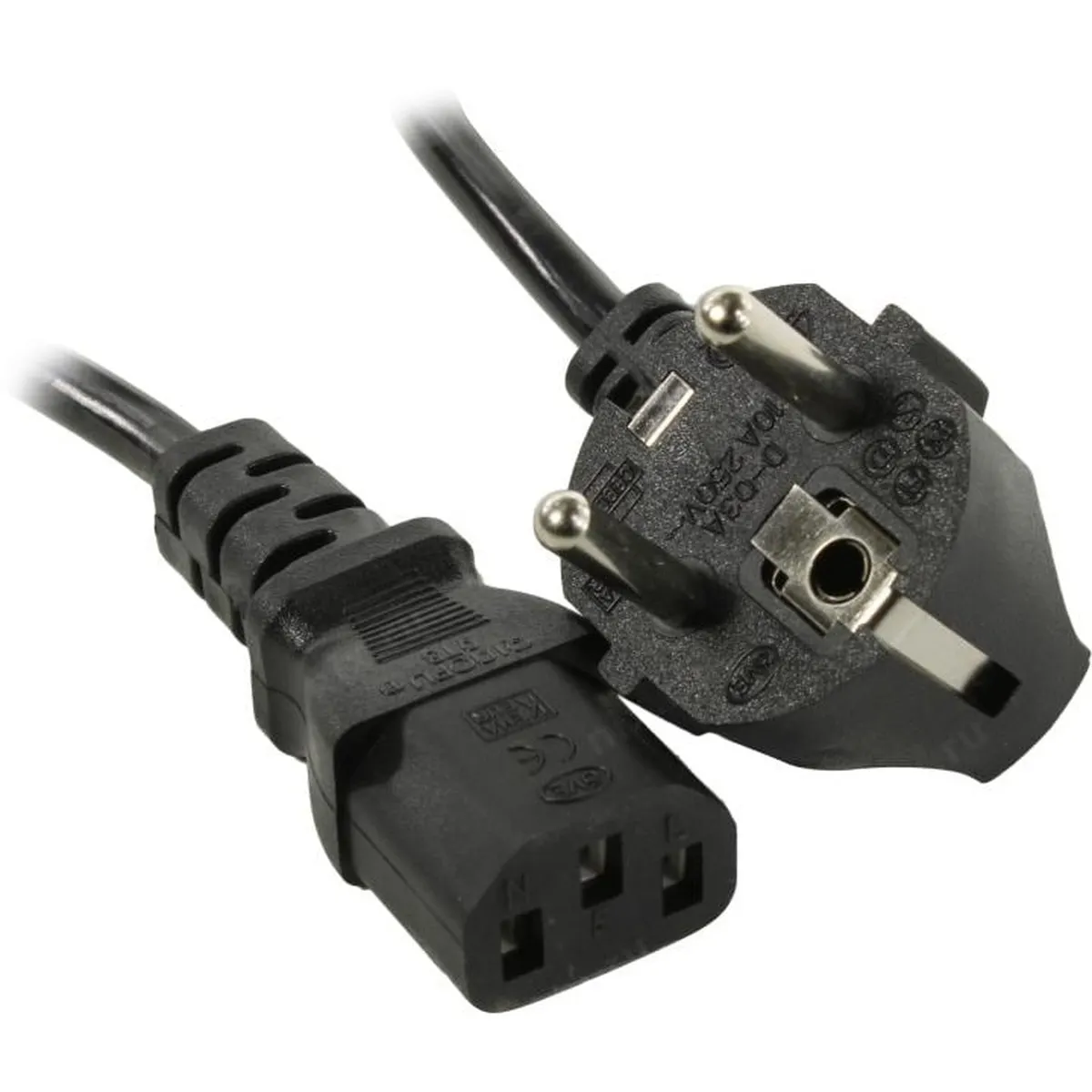 Кабель питания 5bites PC207-18A, CEE 7/7 — IEC-320-C13, 1.8 м, 10 А
