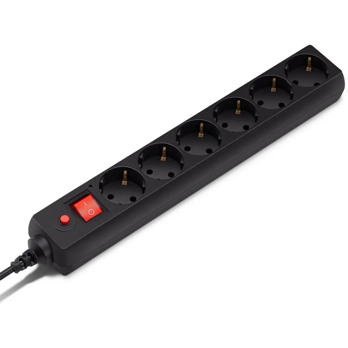 Сетевой фильтр Buro 600SH-16-3-B, 6 розеток, 3 м, 10 А, IP20