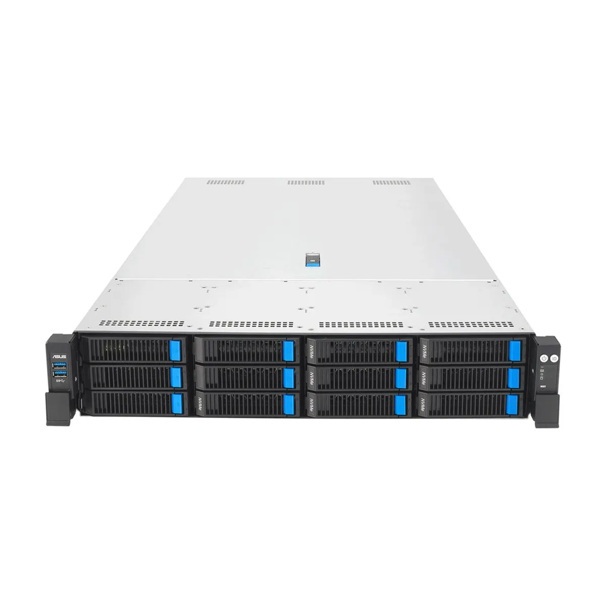Серверная платформа ASUS RS720-E12-RS12U, 2U, 2×LGA4710, 32×DDR5, 12×NVMe