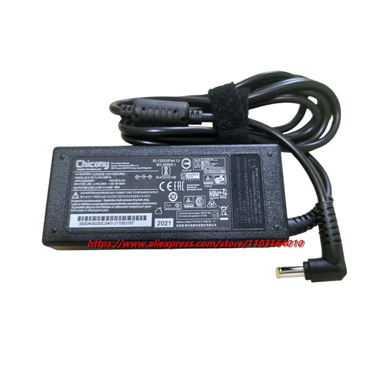 Блок питания Acer A11-065N1A, 19 В, 3.42 А, 65 Вт, 5.5×1.7 мм, фото 2