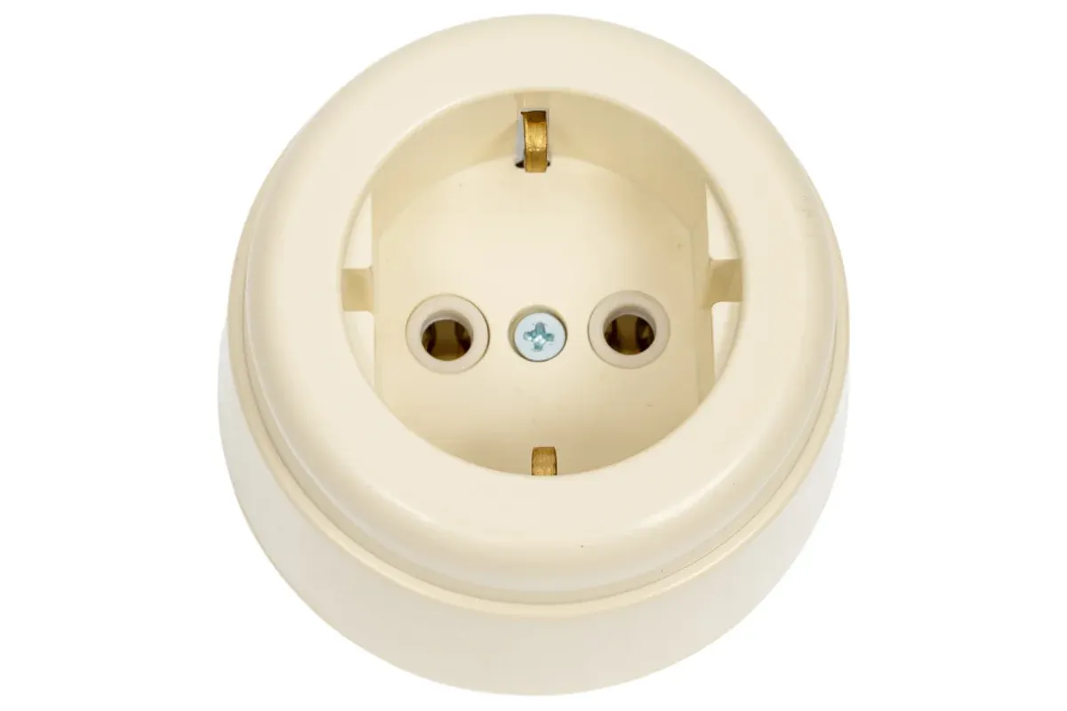 Розетка Vektor MINI, 1 гнездо, Schuko, 10 А, 230 В, 2200 Вт, фото 2