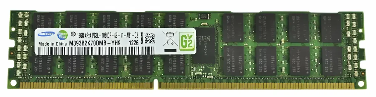 Модуль памяти Samsung M393B1K70DH0-YK0, DDR3L RDIMM 8 ГБ, 1600 МГц, ECC, фото 2